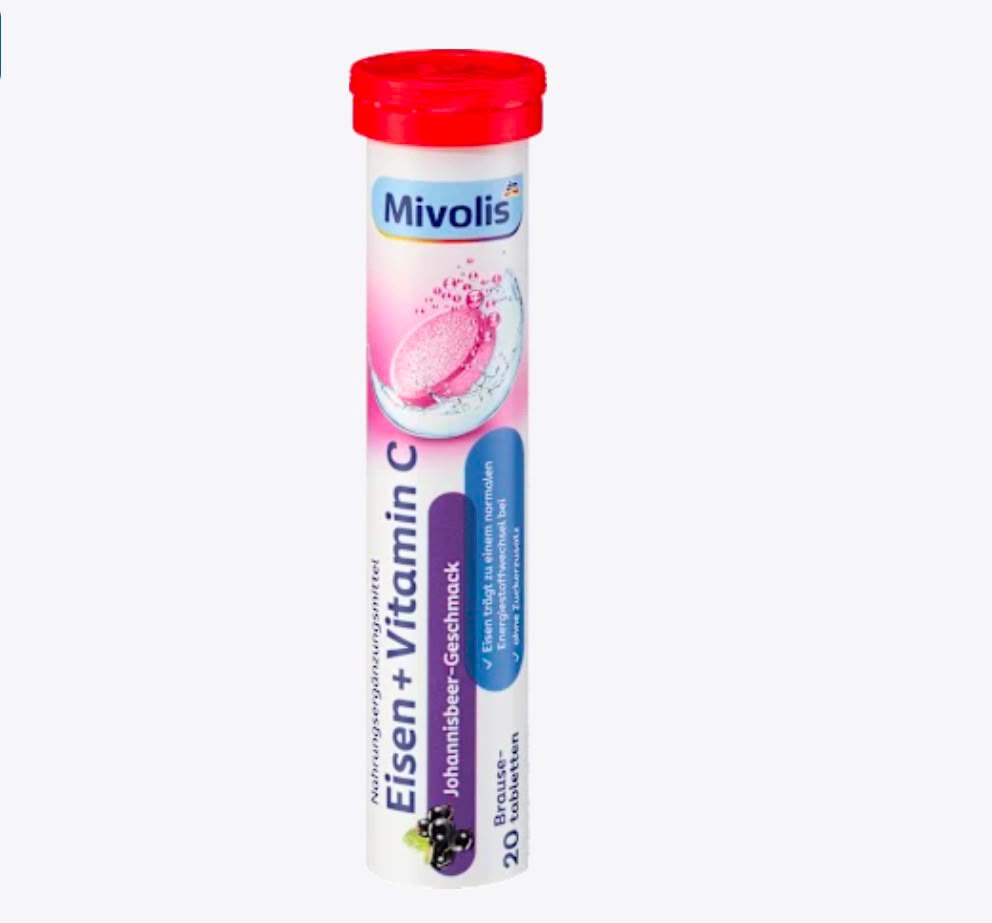 Iron + Vitamin C Effervescent Tablets
