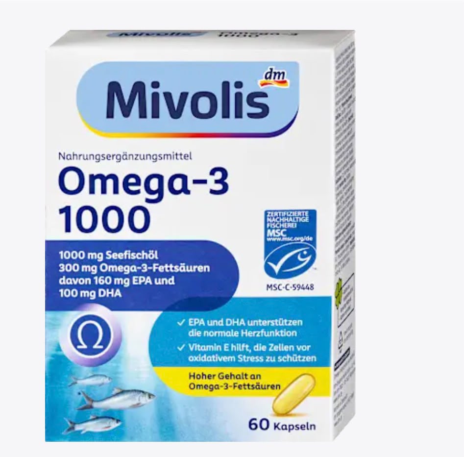 Omega-3 1000 Fish Oil Capsules