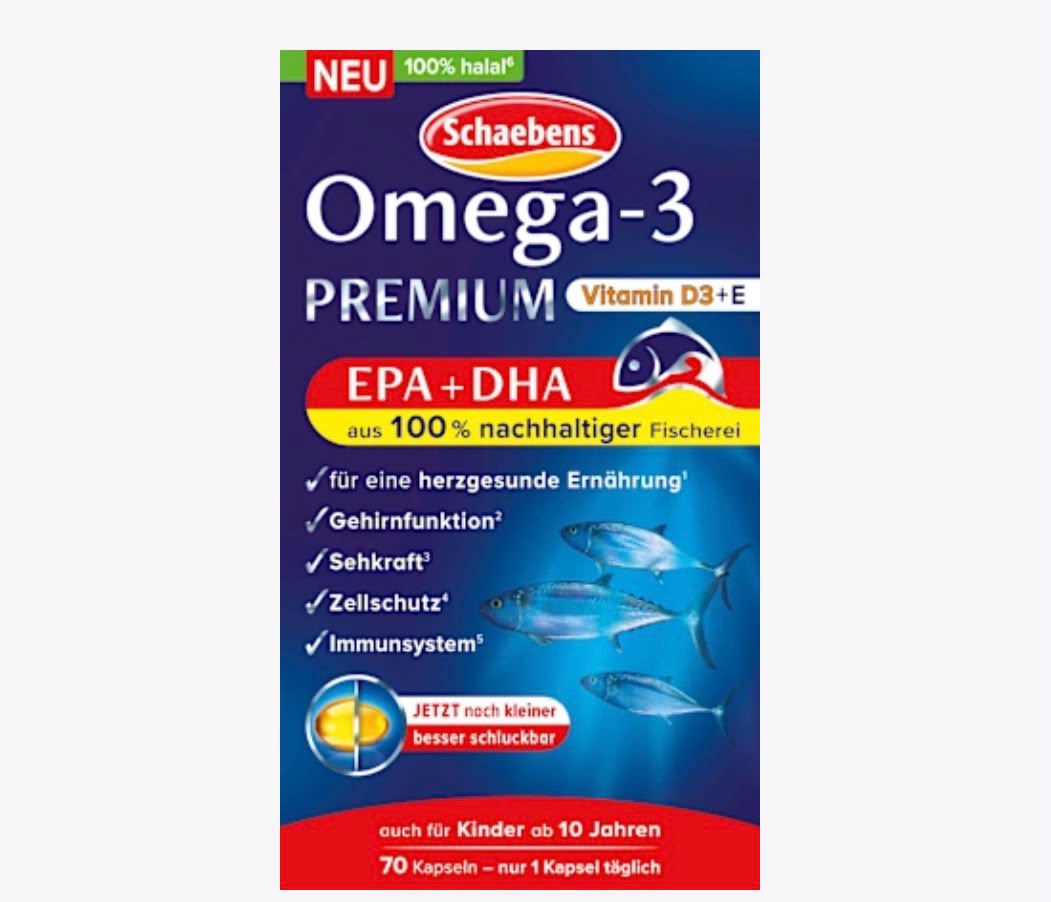 Omega-3 Premium Fish Oil Capsules